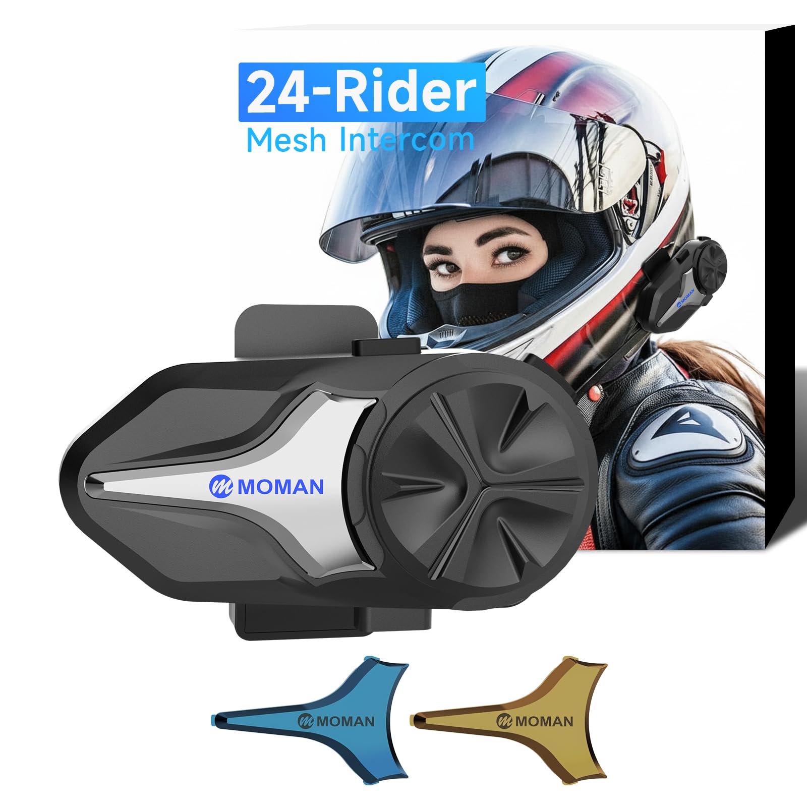 Amazon.com: Moman Motorcycle Intercom, Group Intercom